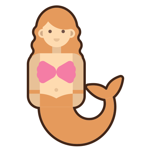Mermaid Flaticons Lineal Color icon