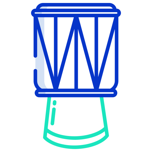 Djembe Icongeek26 Outline Colour icon