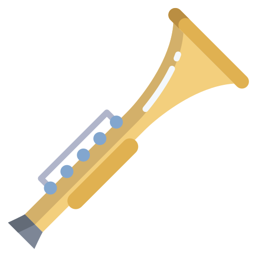 clarinetto Icongeek26 Flat icona