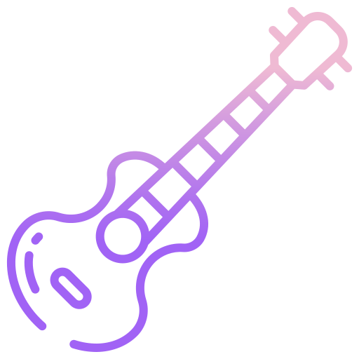 Guitar Icongeek26 Outline Gradient icon