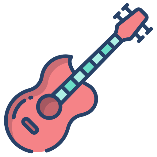 Electric guitar Icongeek26 Linear Colour icon