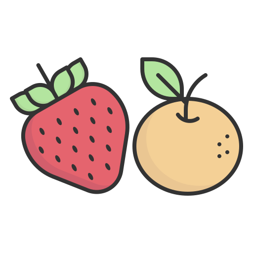 Fruits Generic Outline Color icon