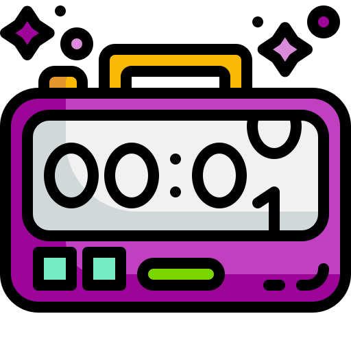 Countdown Generic Outline Color icon