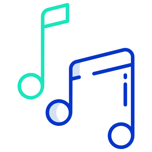 Musical note Icongeek26 Outline Colour icon