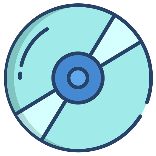 Compact disc Icongeek26 Linear Colour icon