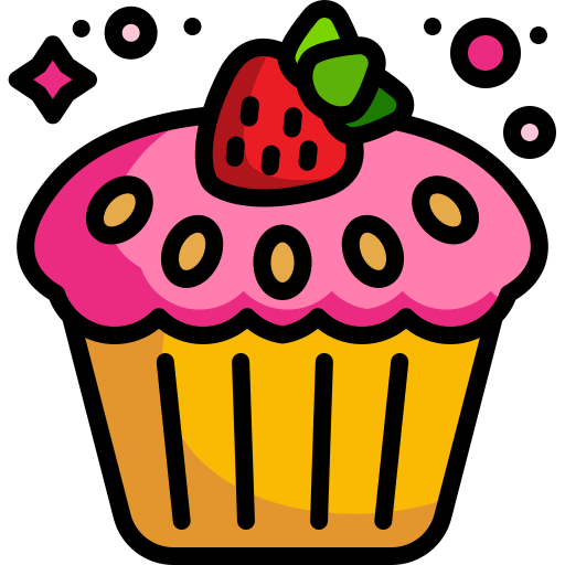 cupcake Generic Outline Color icon