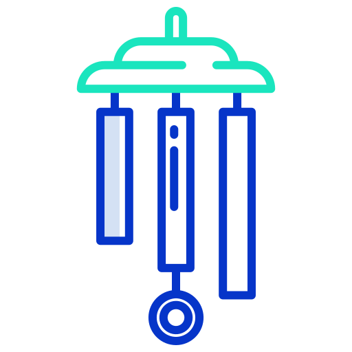 Wind chime Icongeek26 Outline Colour icon