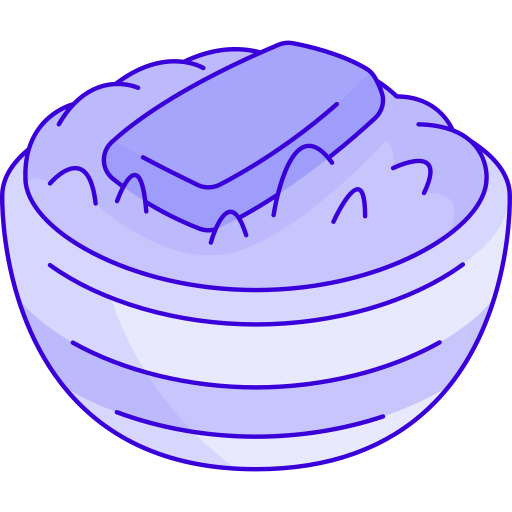 bol de arroz Generic Outline Color icono