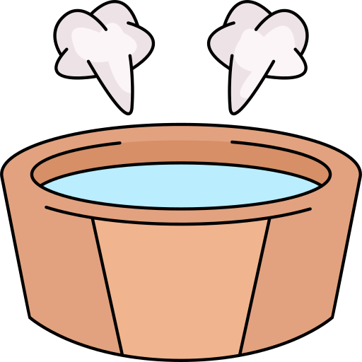 onsen Generic Thin Outline Color icono