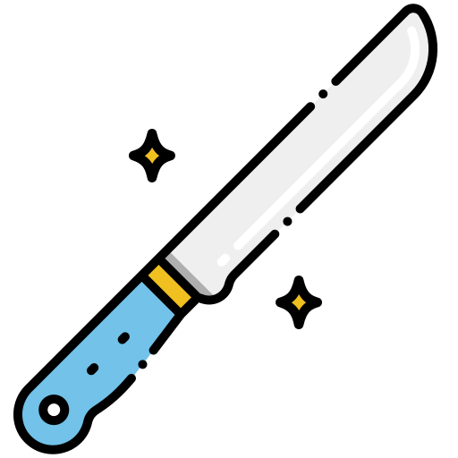 Knife Flaticons Lineal Color icon