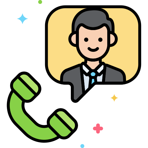 Calling Flaticons Lineal Color icon