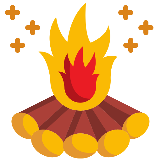 Campfire Generic Flat icon