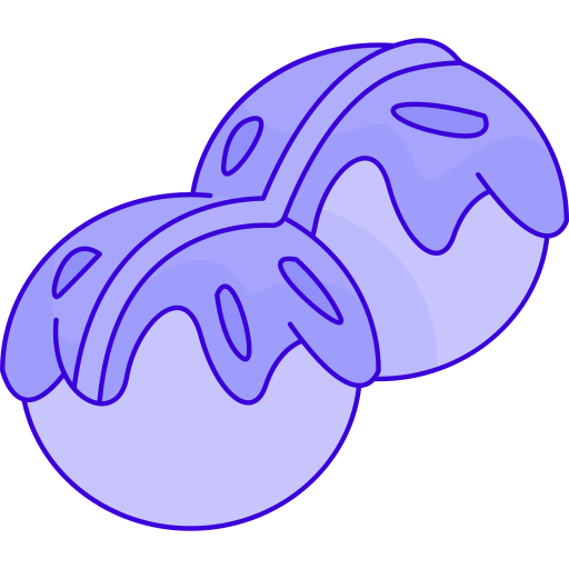 takoyaki Generic Outline Color icono