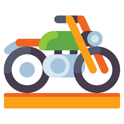 motocicleta Flaticons Flat icono