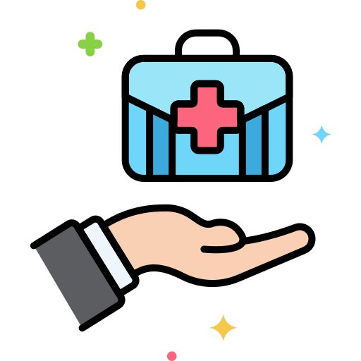 Health insurance Flaticons Lineal Color icon