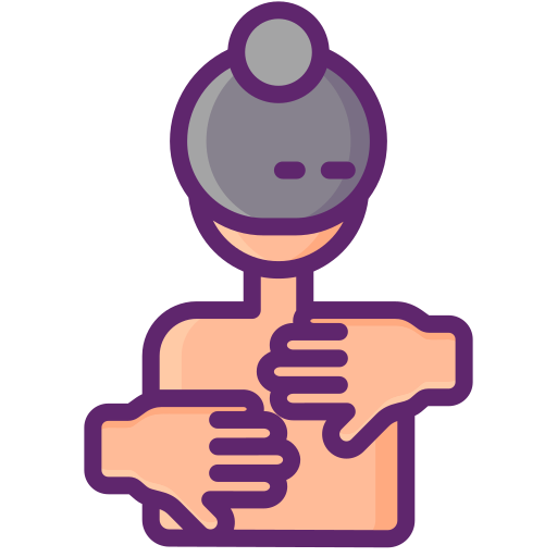 massage Flaticons Lineal Color icon