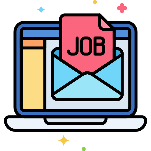 Job offer Flaticons Lineal Color icon