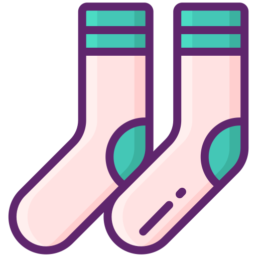 socken Flaticons Lineal Color icon