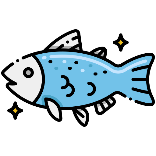 鮭 Flaticons Lineal Color icon