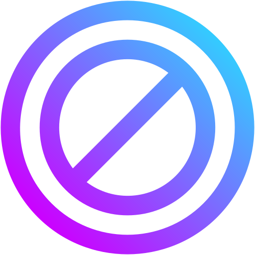 interdire Generic Gradient Icône