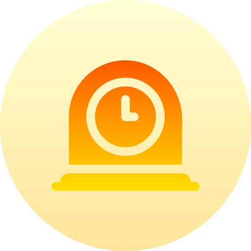時計 Basic Gradient Circular icon
