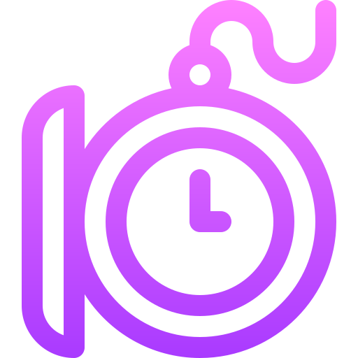 orologio da tasca Basic Gradient Lineal color icona