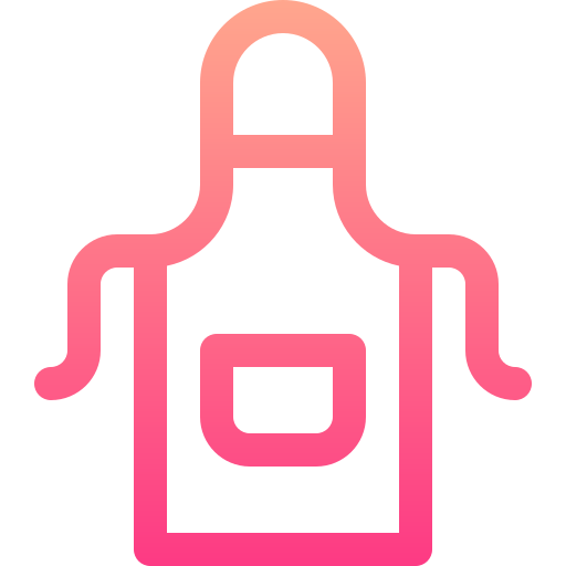 Apron Basic Gradient Lineal color icon