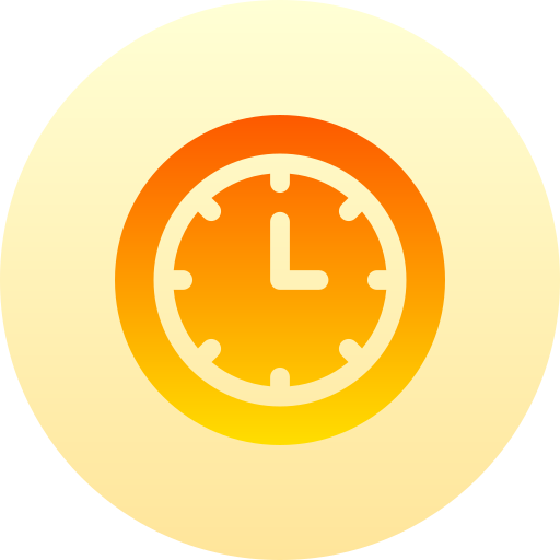 벽 시계 Basic Gradient Circular icon