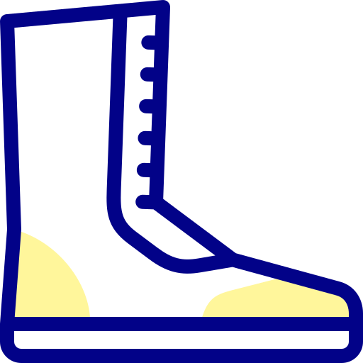 靴 Detailed Mixed Lineal color icon