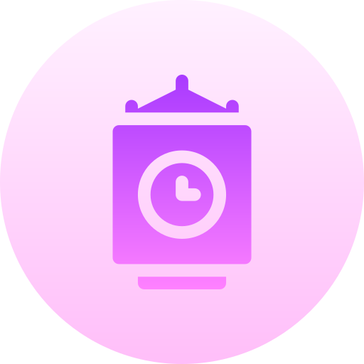 Башенные часы Basic Gradient Circular иконка