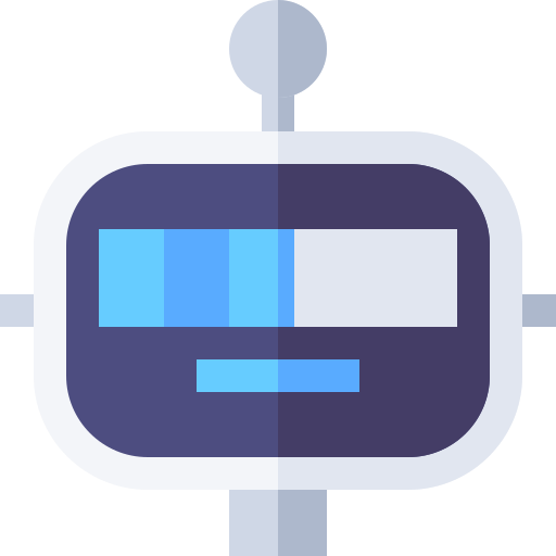 chatbot Basic Straight Flat icon