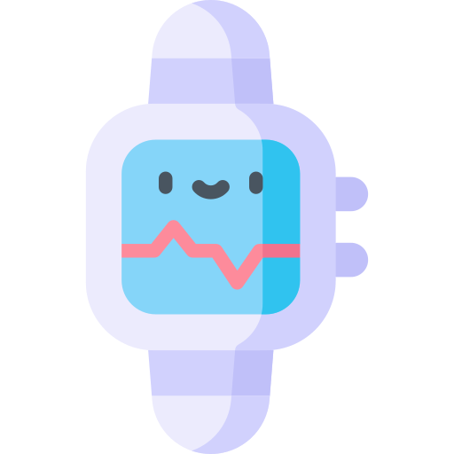 pulsometer Kawaii Flat icon