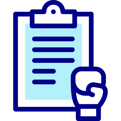 Clipboard Detailed Mixed Lineal color icon