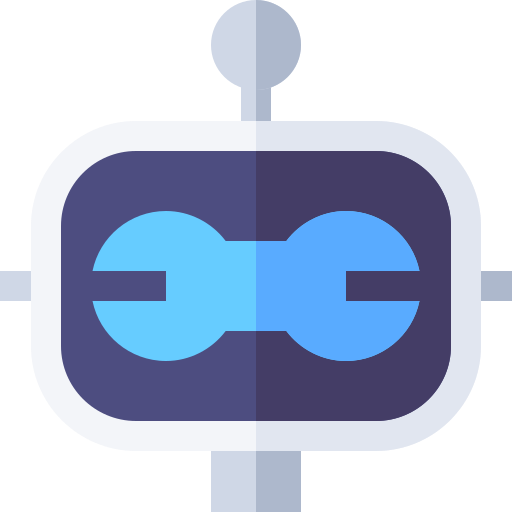 chatbot Basic Straight Flat icon