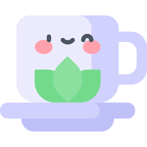 kräutertee Kawaii Flat icon