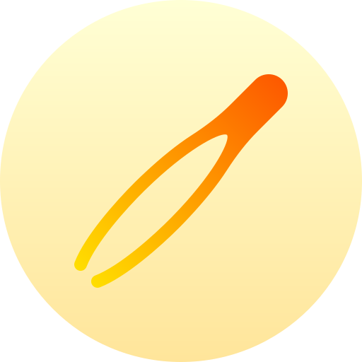 Tweezers Basic Gradient Circular icon