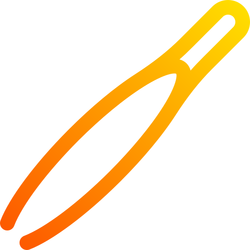 Tweezers Basic Gradient Lineal color icon