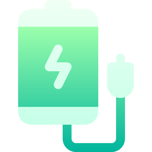 充電式バッテリー Basic Gradient Gradient icon