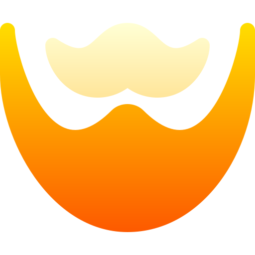 barba Basic Gradient Gradient icona