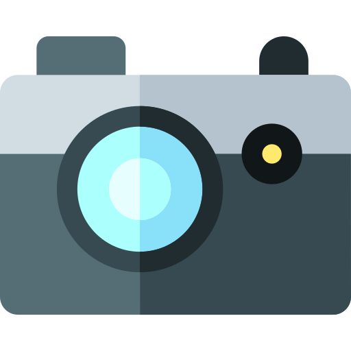 caméra Basic Rounded Flat Icône