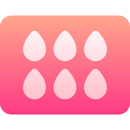 ヘアカラーサンプル Basic Gradient Gradient icon