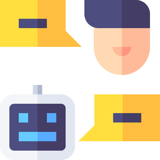 chatbot Basic Straight Flat icon