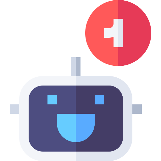 Chatbot Basic Straight Flat icon
