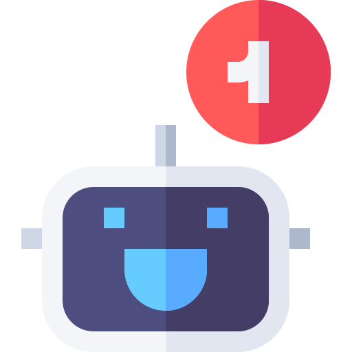 chatbot Basic Straight Flat icon