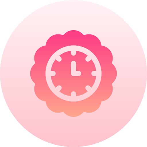 벽 시계 Basic Gradient Circular icon
