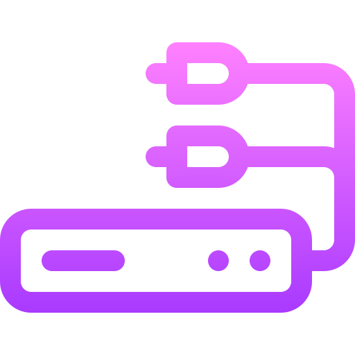 Charger Basic Gradient Lineal color icon