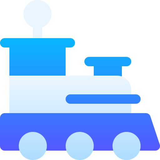 機関車 Basic Gradient Gradient icon