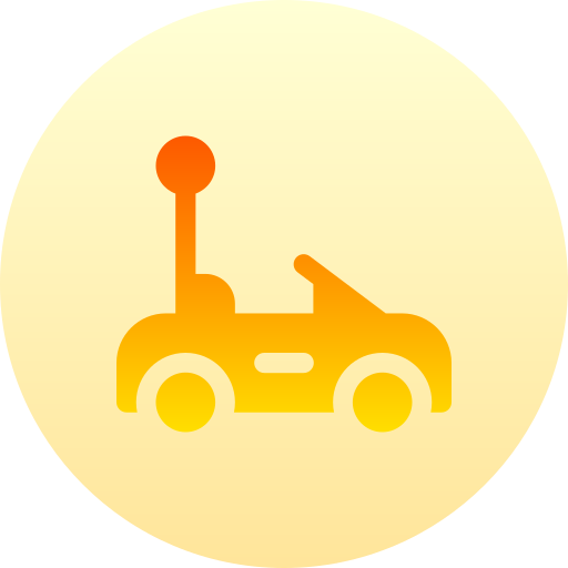 samochód Basic Gradient Circular ikona