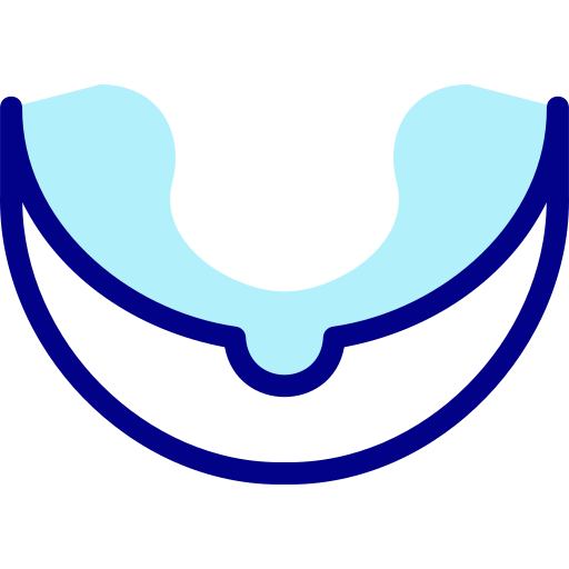 protège-dents Detailed Mixed Lineal color Icône