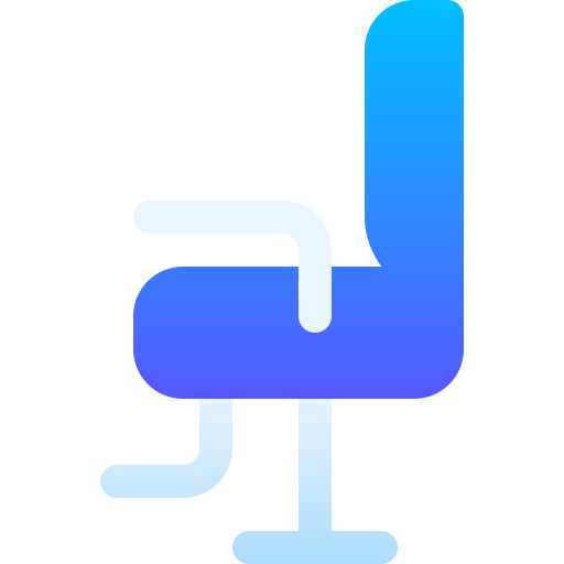 理容室の椅子 Basic Gradient Gradient icon